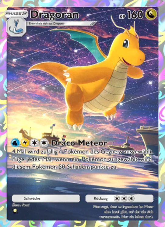 Pokémon TCG Dragon 카드 7장 세트